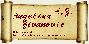 Angelina Živanović vizit kartica
